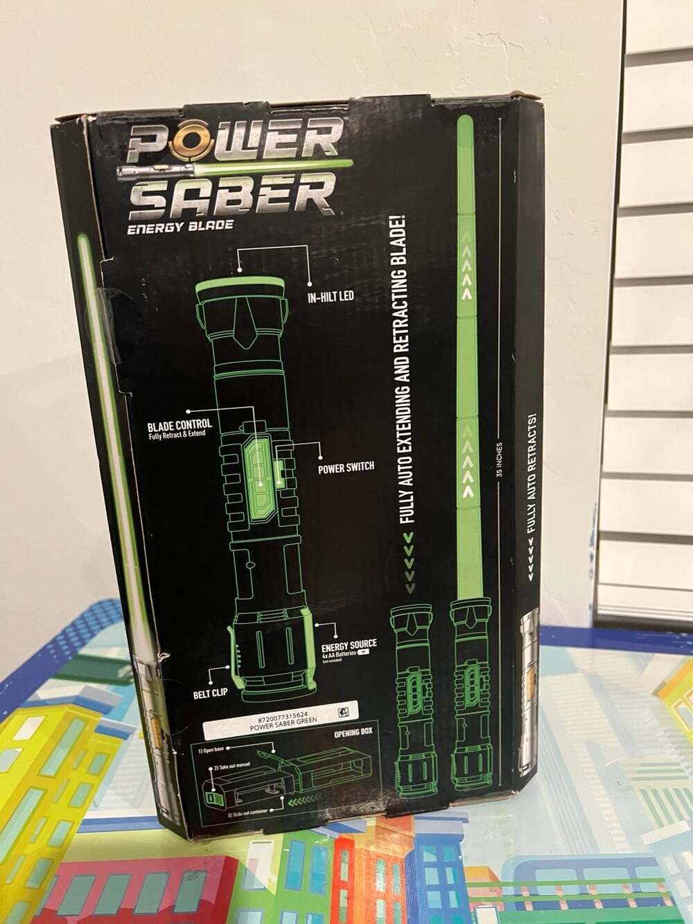 Goliath Green/Red Energy Power Saber